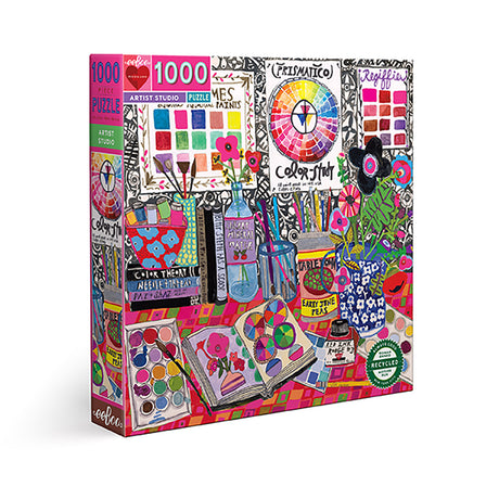 eeBoo - Puslespil 1000 brk - Artist Studio