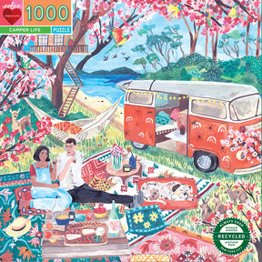 eeBoo - Puslespil 1000 brk - Camper Life