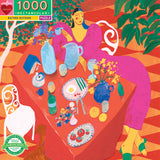 eeBoo - Puslespil 1000 brk - Brunch i haven