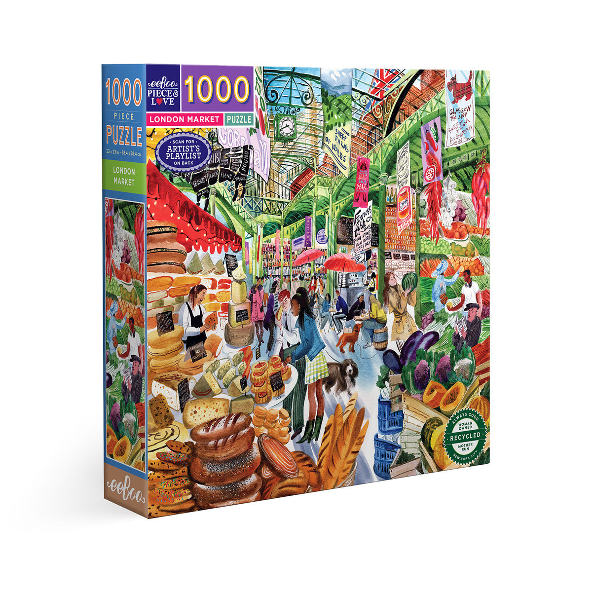 eeBoo - Puslespil 1000 brk - London Market