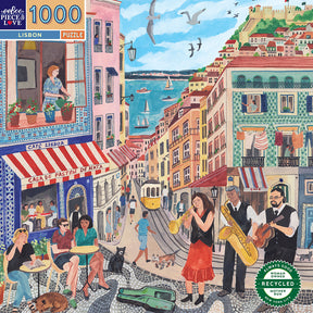 eeBoo - Puslespil 1000 brk - Lissabon