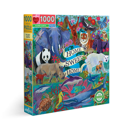 eeBoo - Puslespil 1000 brk - Planeten Jorden