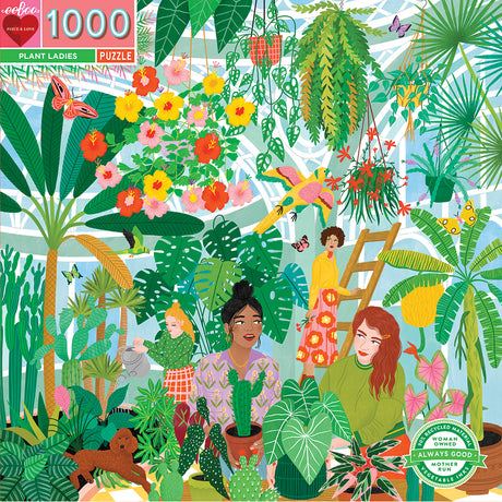 eeBoo - Puslespil 1000 brk - Planter og venner