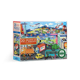 eeBoo - Puslespil 20 brk - Transportmidler