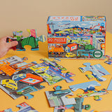 eeBoo - Puslespil 20 brk - Transportmidler