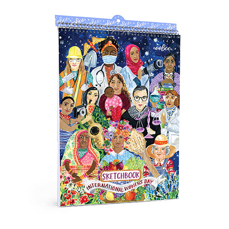 eeBoo - Skitseblok - International Women's Day