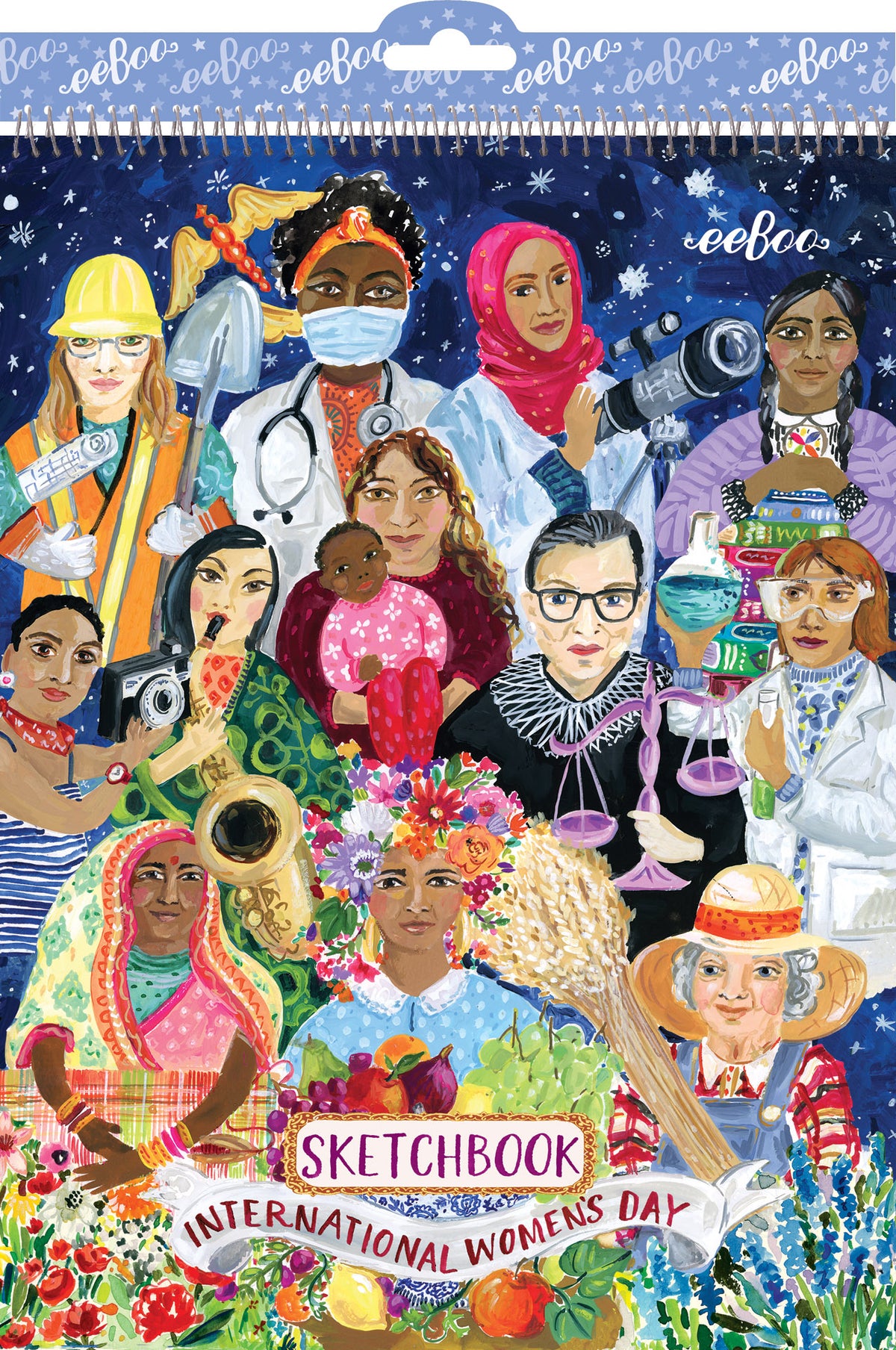 eeBoo - Skitseblok - International Women's Day
