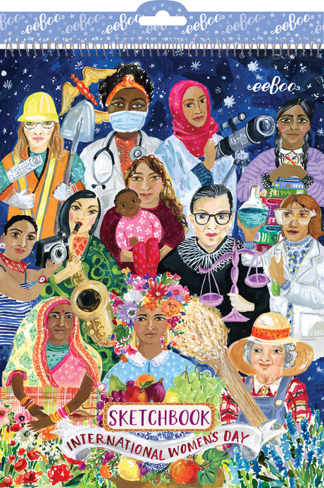eeBoo - Skitseblok - International Women's Day