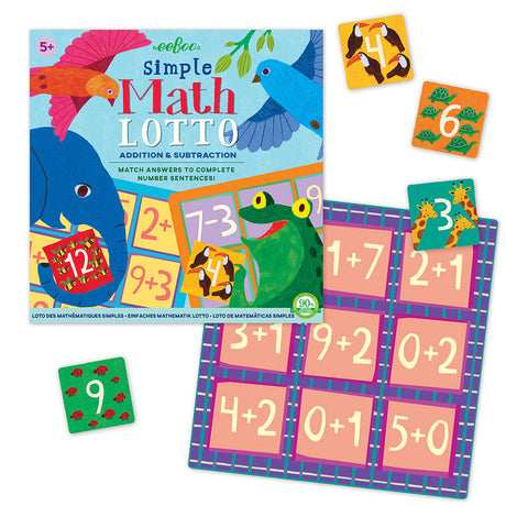 eeBoo - Spil - Regnelotteri - Let matematik