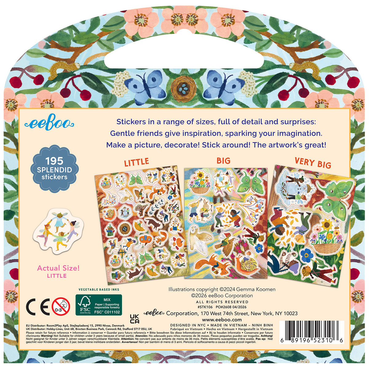 eeBoo - Klistermærkebog - Skovfeer