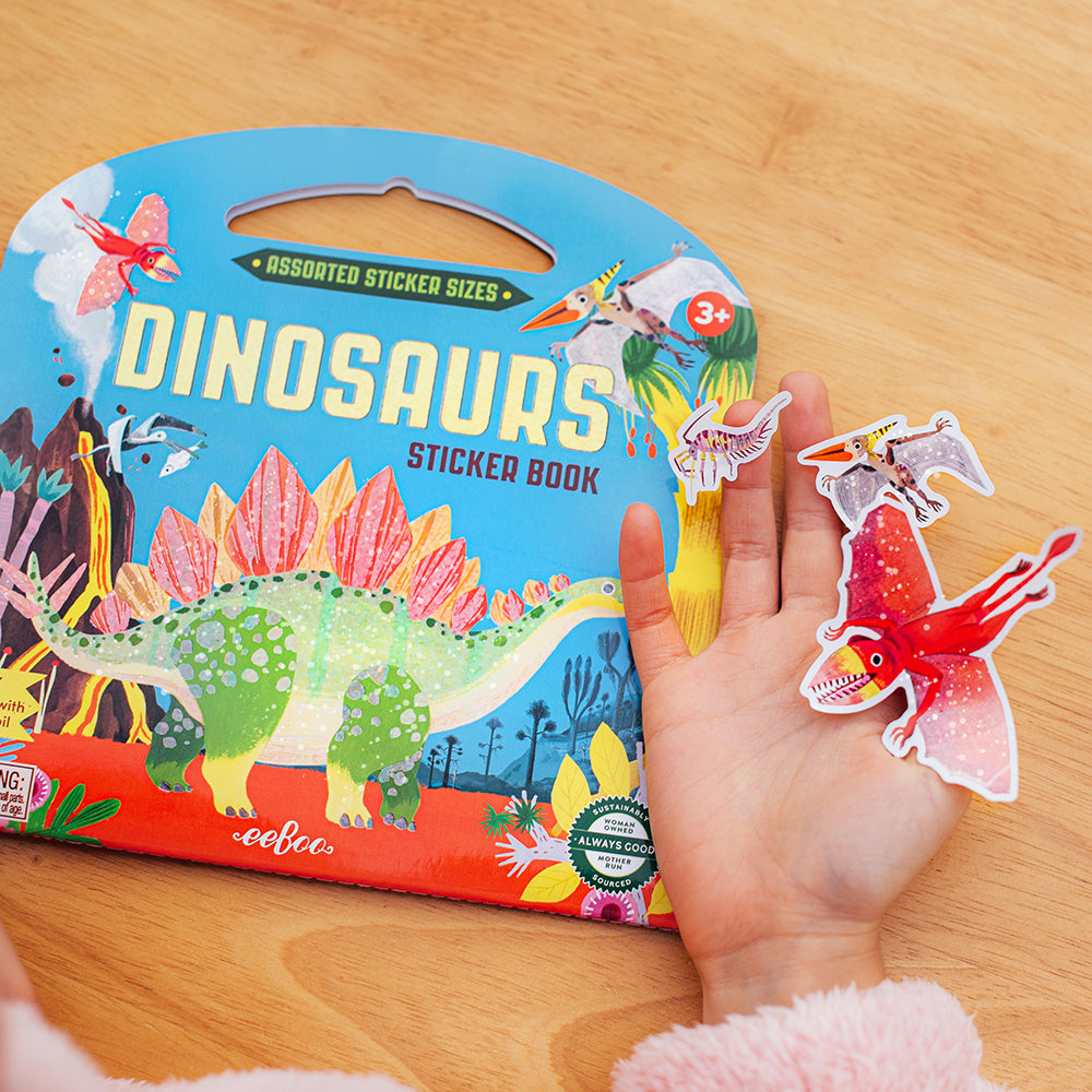 eeBoo - Klistermærkebog - Dinosaurer