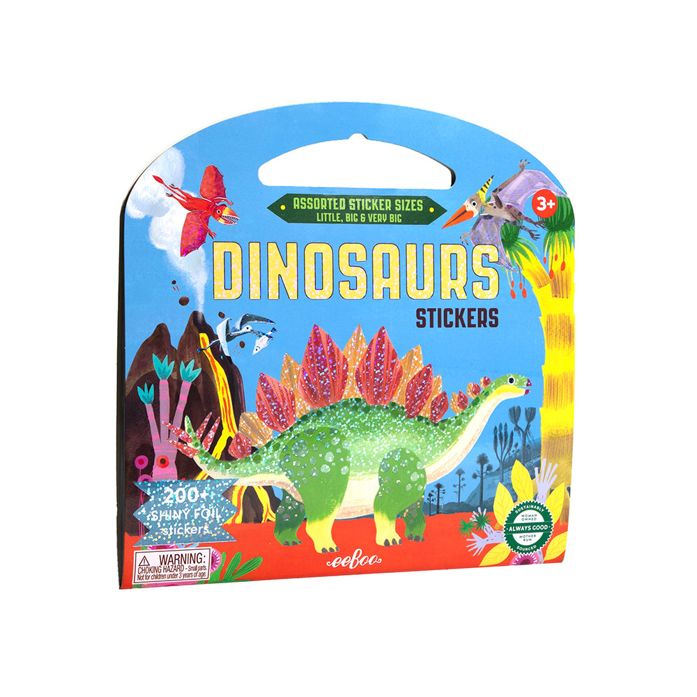 eeBoo - Klistermærkebog - Dinosaurer