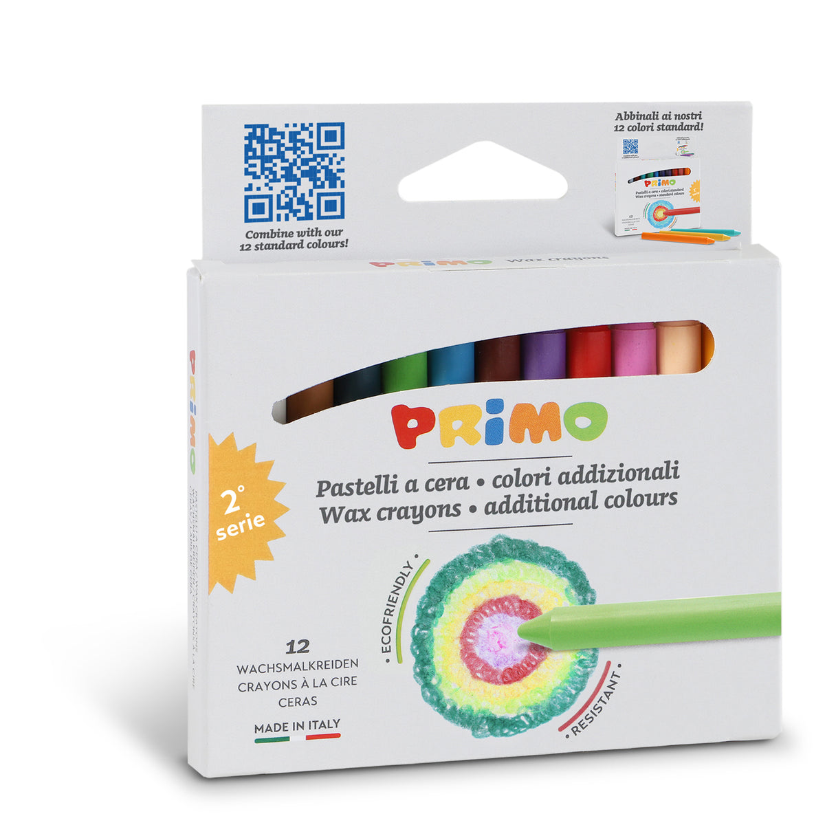 PRIMO - Farvekridt 12 stk - Serie2