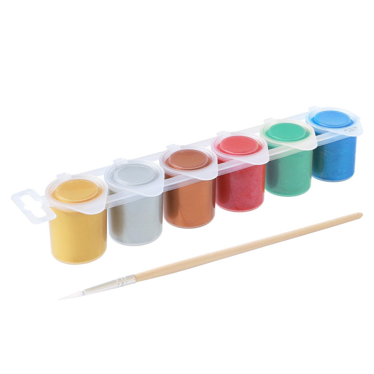 PRIMO - Plakatmaling 6 bøtter 25ml - Metallic
