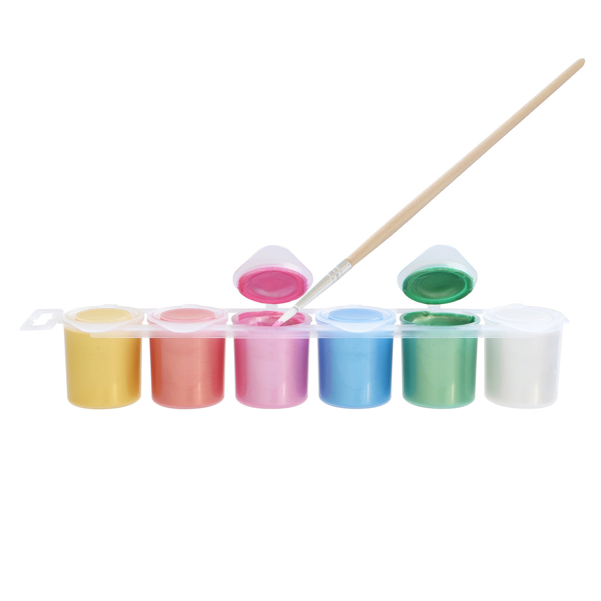 PRIMO - Plakatmaling 6 bøtter 25ml - Perlemor