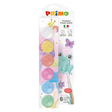 PRIMO - Plakatmaling 6 bøtter 25ml - Perlemor
