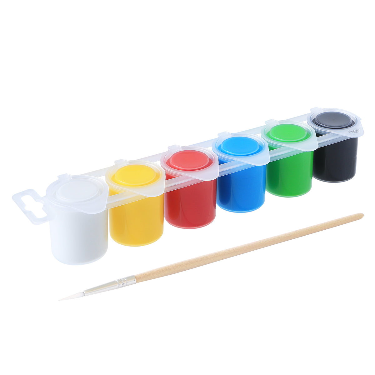 PRIMO - Plakatmaling 6 bøtter 25ml - Basic