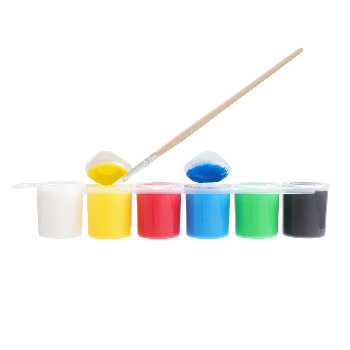 PRIMO - Plakatmaling 6 bøtter 25ml - Basic