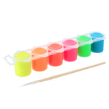PRIMO - Plakatmaling 6 bøtter 25ml - Neon