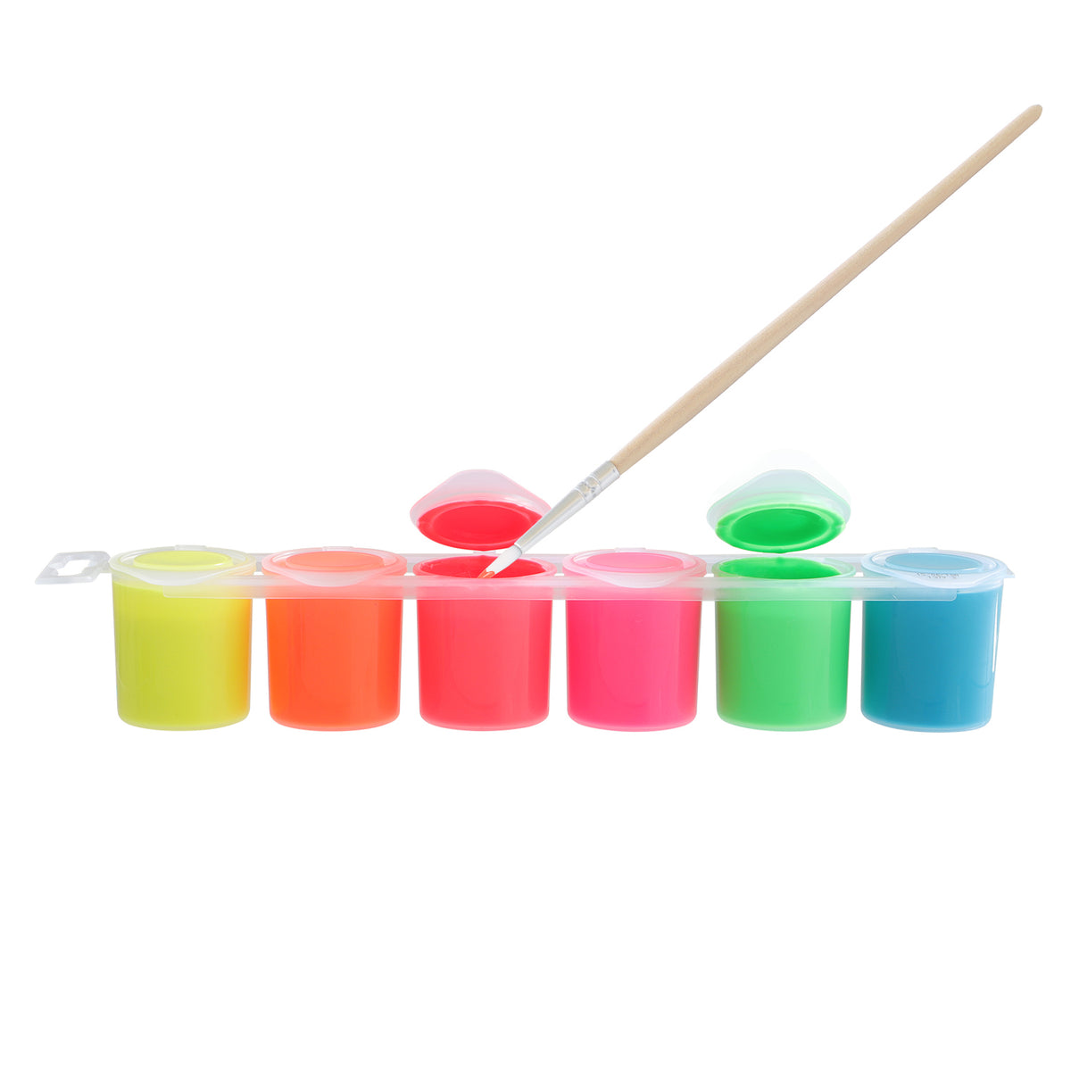 PRIMO - Plakatmaling 6 bøtter 25ml - Neon