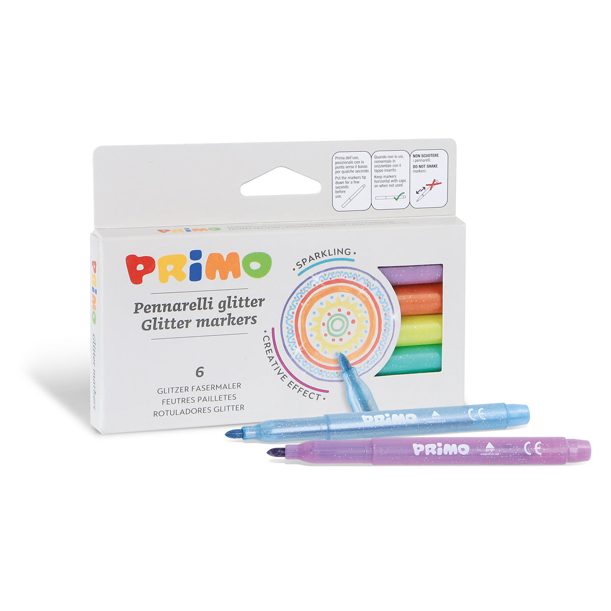 PRIMO - Tusser 6 stk - Glimmer