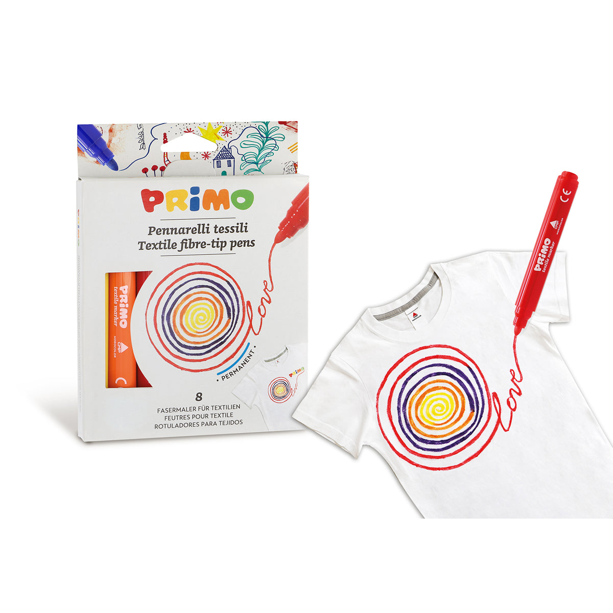 PRIMO - Tusser 8 stk - Tekstil
