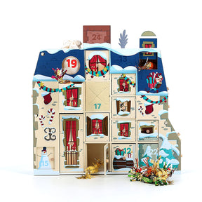 Vilac - Adventskalender - Adventshus med 24 rum