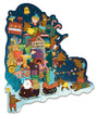 Vilac - Adventskalender - Adventstårn med magentisk puslespil 48 brk