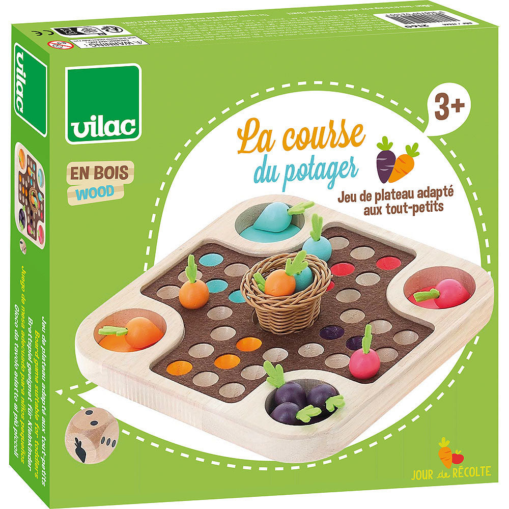 Vilac - Spil - Ludo med grøntsager