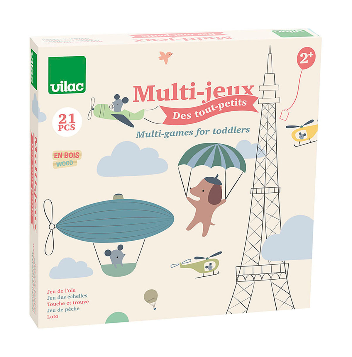 Vilac - 4 spil for de mindste