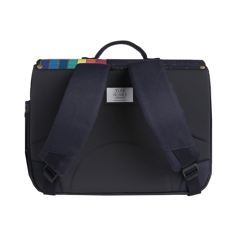 Jeune Premier skoletaske retro 16L - Unicorn Gold
