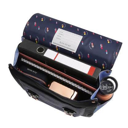 Jeune Premier skoletaske retro 16L - Unicorn Universe