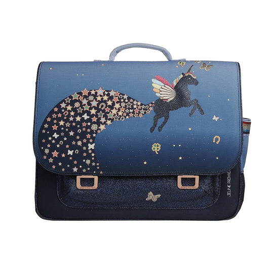 Jeune Premier skoletaske retro 16L - Unicorn Universe