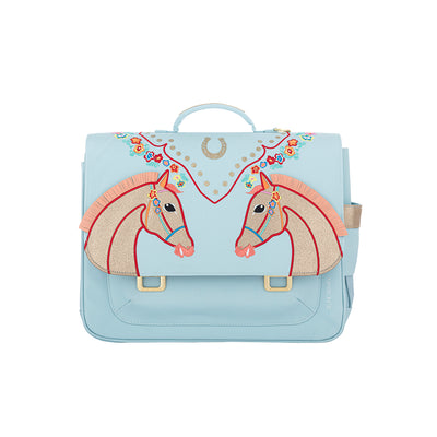 Jeune Premier skoletaske retro 16L - Cavalerie Florale